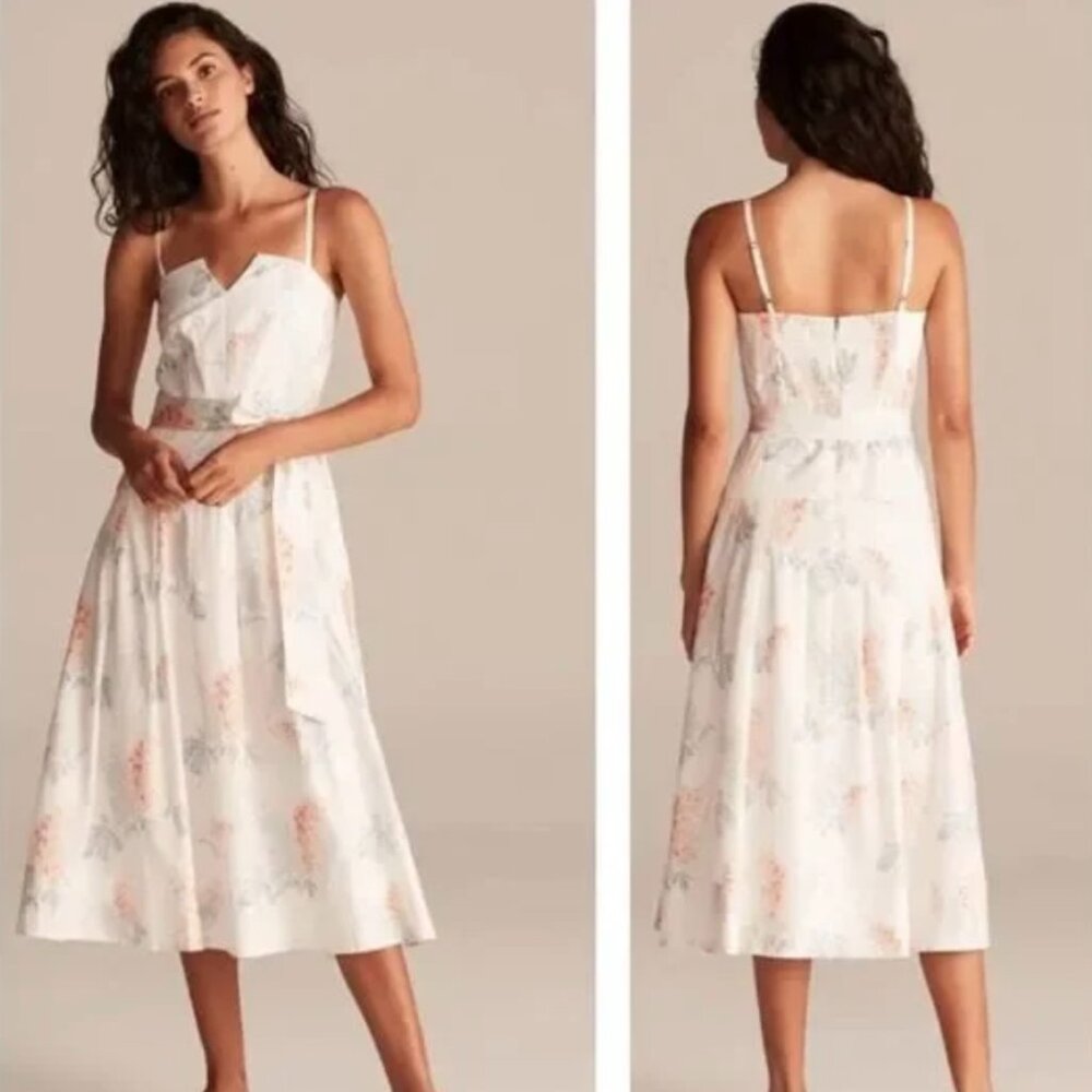 NWT Rebecca Taylor Hydrangea Bow Dress (Sz 0)